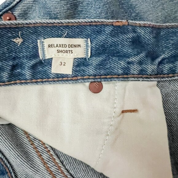 NWT! Madewell Relaxed Denim Shorts, Size 32 US 14 - Picture 3 of 7